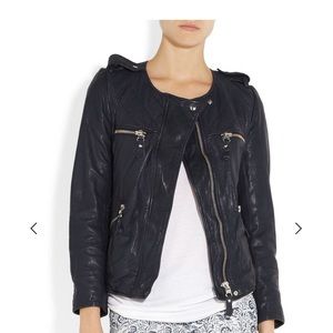 ISABEL MARANT ETOILE KADY LEATHER MOTO JACKET